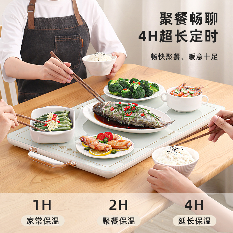 President Lady Home Warm Meal Plate Multifunctional Meal Heating Keeping Warm Plate Dining Table Hot Meal Plate Hot Meal Wholesale