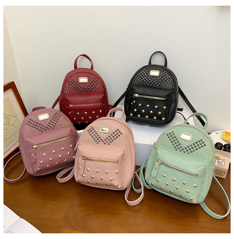 Großhandel Damentaschen Neue Reißverschlusstaschen Mode Koreanische Kleine Taschen Rucksäcke display picture 2
