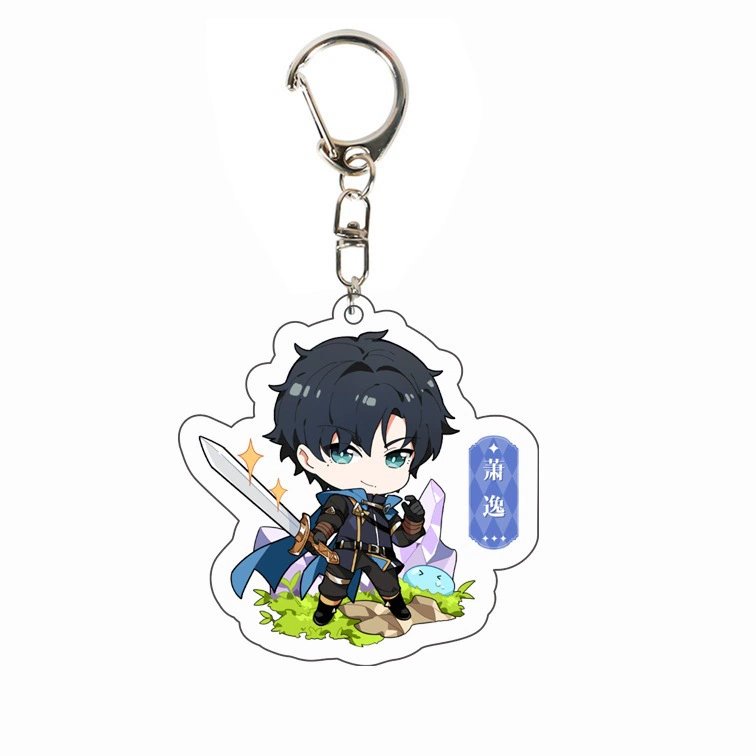 [Double layer] peripheral acrylic keychain