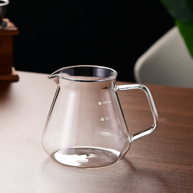 600ml 유리 손잡이