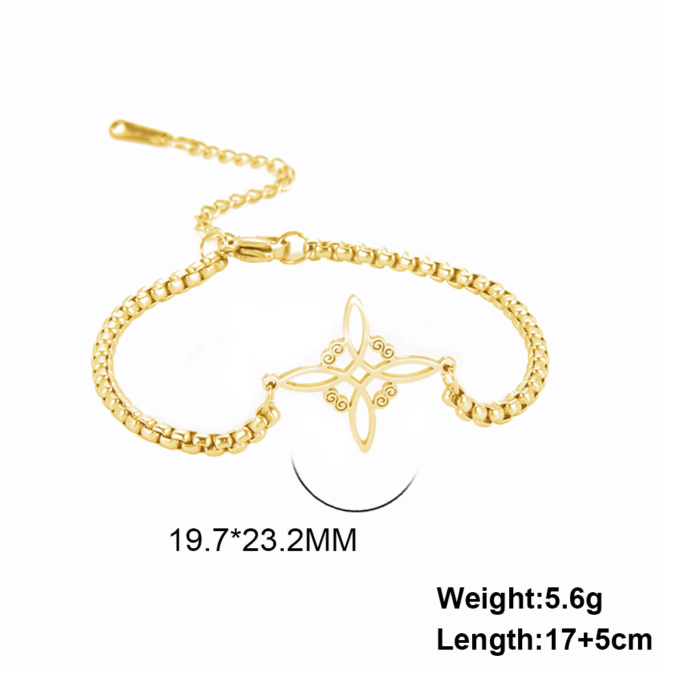 10g Weight Simple Style Classic Style Solid Color 304 Stainless Steel Bracelets In Bulk