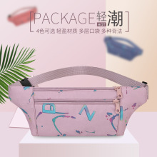 薄片手机包女款休闲干活腰包新款生意收钱包多隔层牛津布运动腰包