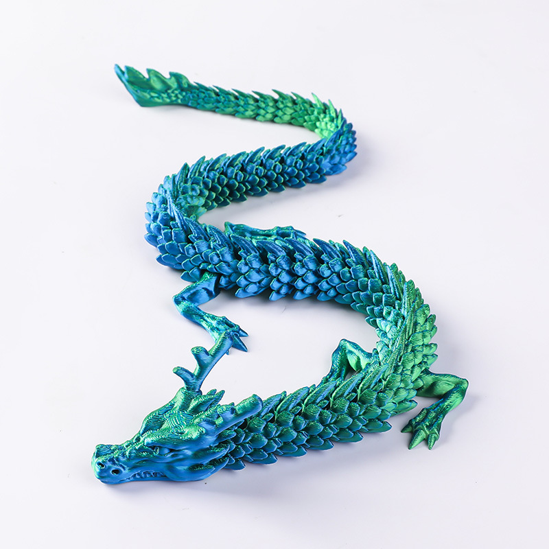 Adorno de Dragón Impreso en 3D de Plástico PLA Descompresivo para Decoración