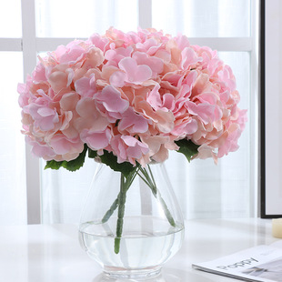 5 Malowa hydrangea 3D silk cloth big hydrangea bouquet wedding hall arrangement home decoration flower simulation flower wholesale