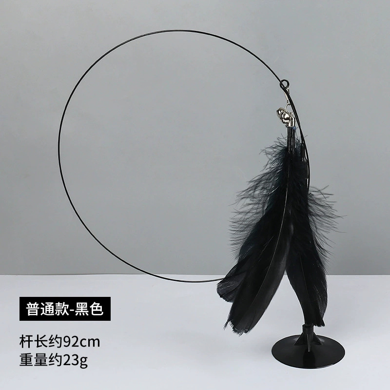 Fabricante spot ratón de lino palo de gato divertido poste de madera con campana auto-alivio gato juguetes suministros para mascotas