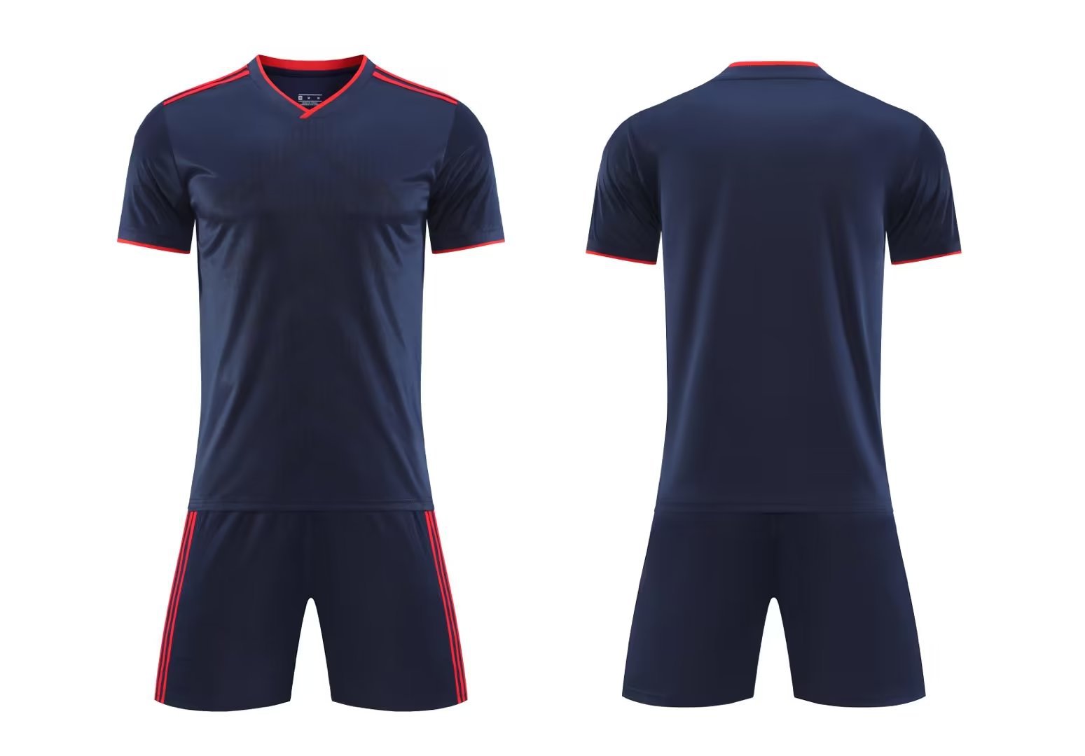 Ensemble de Football à manches courtes, maillot de planche nue pour enfants et adultes, uniformes de matchs et d'entraînement pour l'école primaire et secondaire_voghion.com
