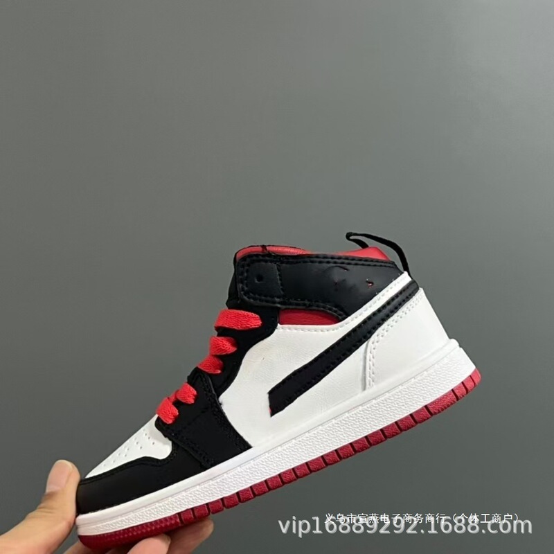 Putian Shoes Factory Joe 1 AJ1 Children's Basketball Shoes Boys and Girls Light Casual Running Shoes Children's Baby sneaker