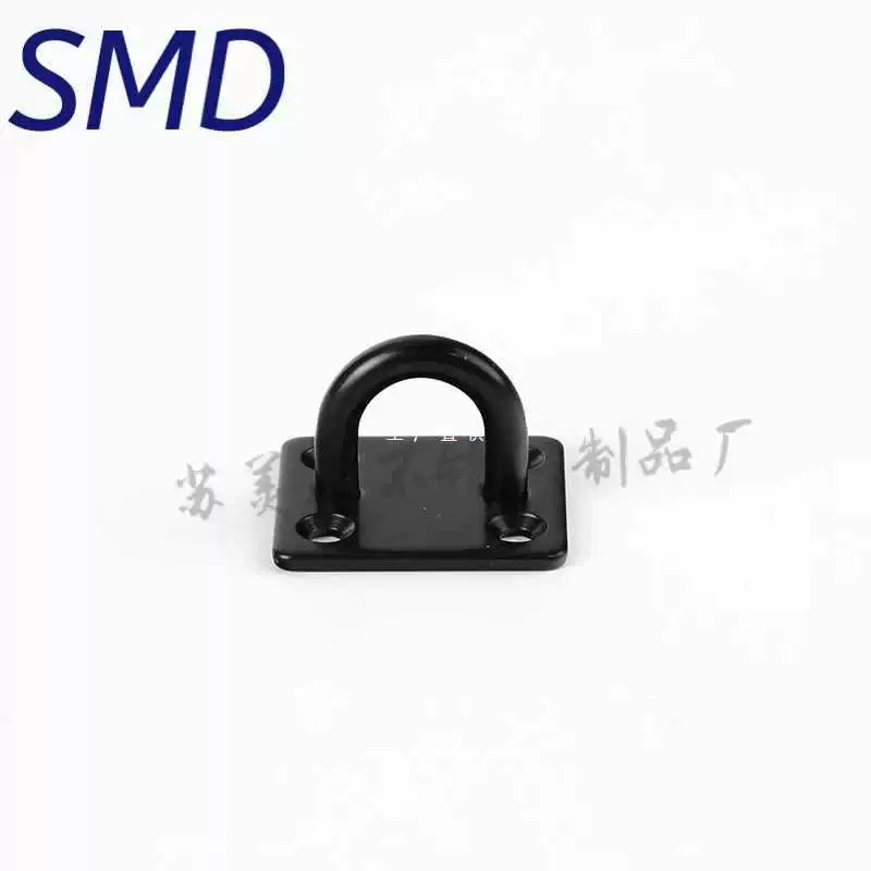 ✅ Крючок из нержавеющей стали, крючок для потолочного вентилятора, настенная потолочная люстра, потолочный крючок, кольцо U-образной формы, несущая черная фиксированная подвеска