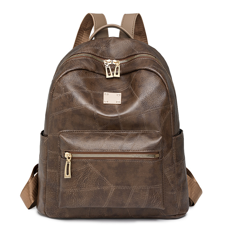 Mochila de viajero ligero para mujer 2024 nuevo estilo de alta gama simple y versátil mochila de viaje de gran capacidad mochila escolar al por mayor