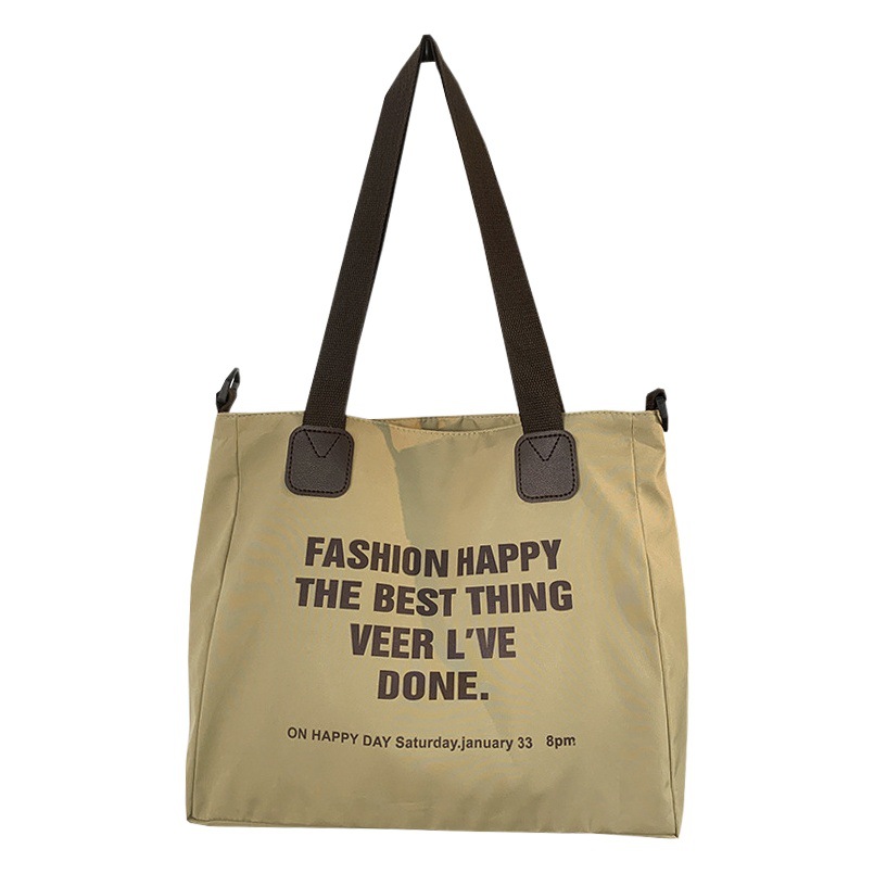 Bolsa de mensajero lona hombro de las mujeres nueva gran capacidad estudiante clase viaje ins simple carta bolsa de lona de nylon