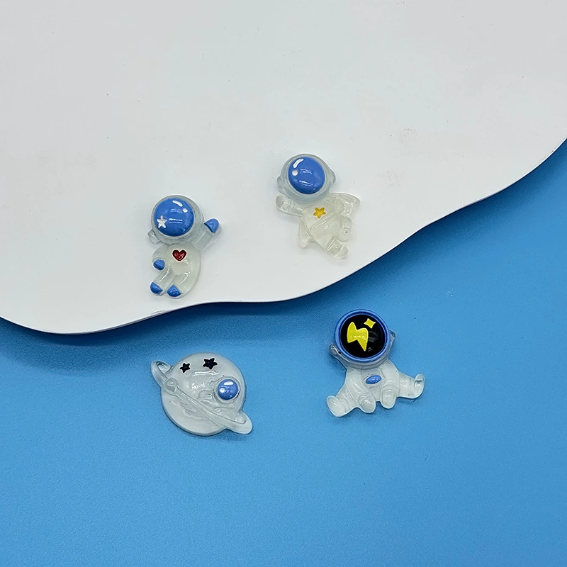 Астронавт Светящийся Серии Астронавт Ракетный Аксессуары для кулона из смолы