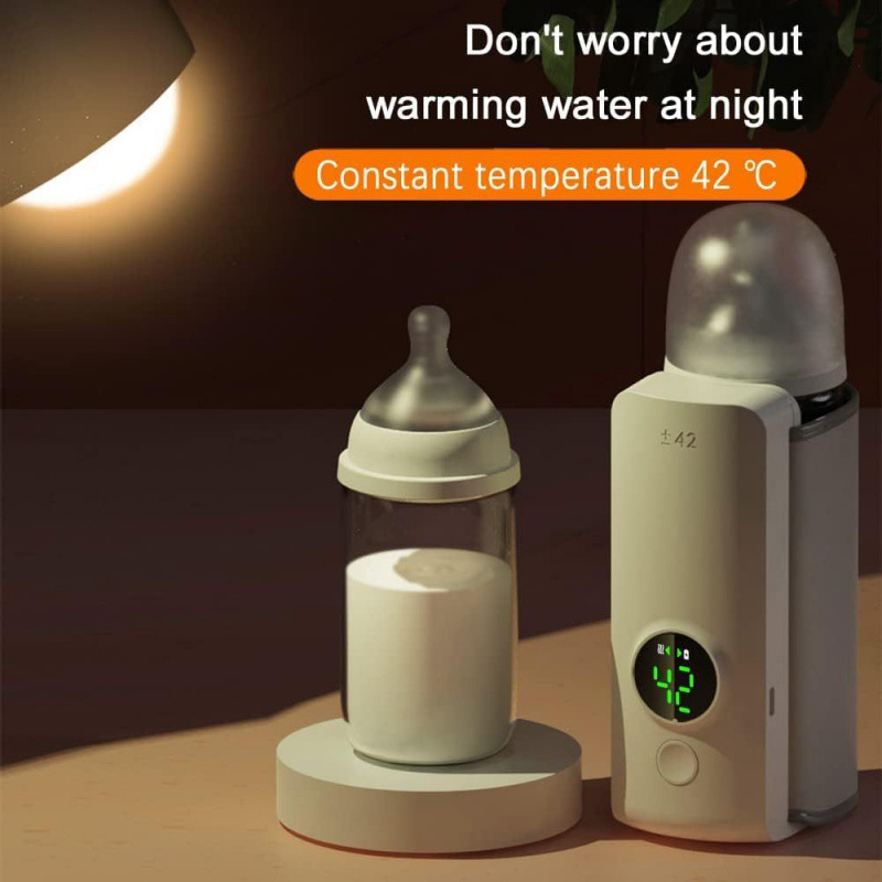 Factory Direct Sales USB Car Charging Heating Bag Portable Constant Temperature Milk Warmer Milk Bottle Insulation Cover Universal Model