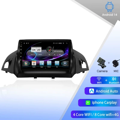 Suitable for 13-17 Ford Escape Android Large Screen Central Control Navigation Stereo Gps Reversing Image