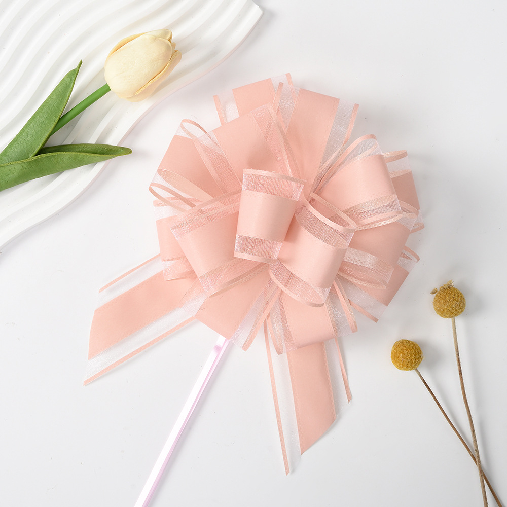 Transfronterizo para 50 hilo de nieve de doble capa simple elegante tridimensional mano esférica tirar flor boda coche Navidad Año Nuevo regalos