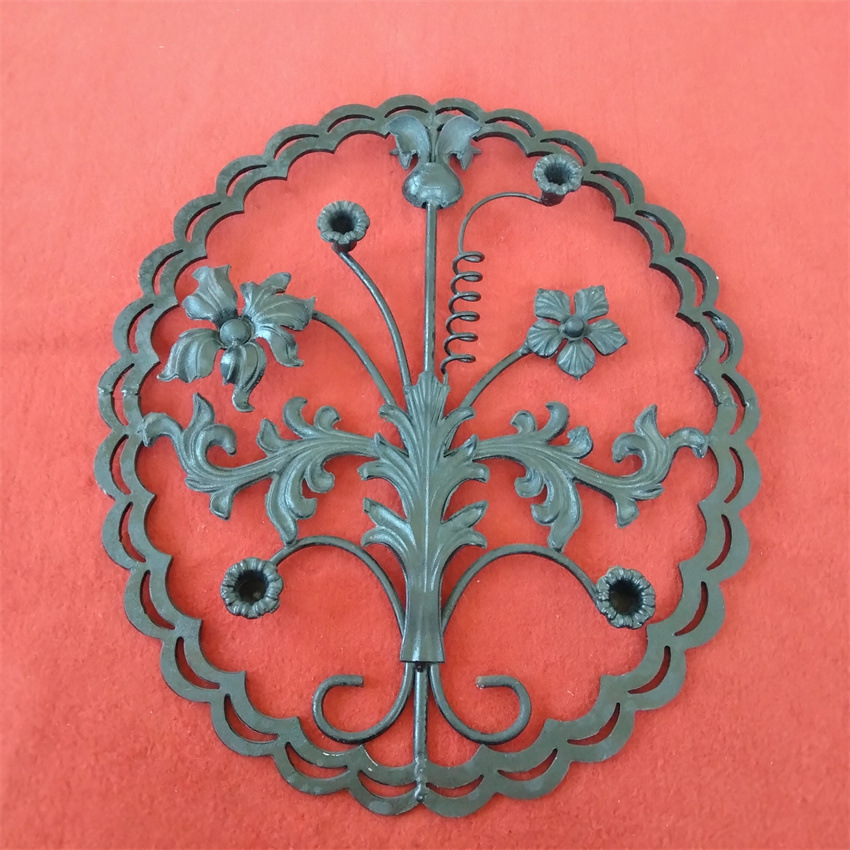 铁艺圆盘铸铁花铸铁楼梯花道路铸铁配件铸铁枪尖铁艺楼梯装饰配件