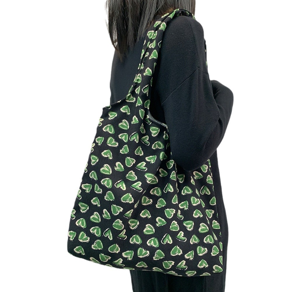 Zhang Ruonan con la bolsa de lona de hombro blanco Bahe bolsas de tela japonesas de estilo de literatura de otoño y invierno estudiantes bolsas de terciopelo