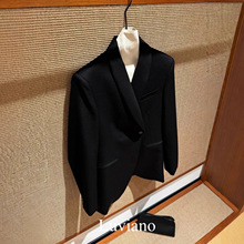 深圳南油2025秋冬新款ROW风经典基础款青果领休闲小西装外套