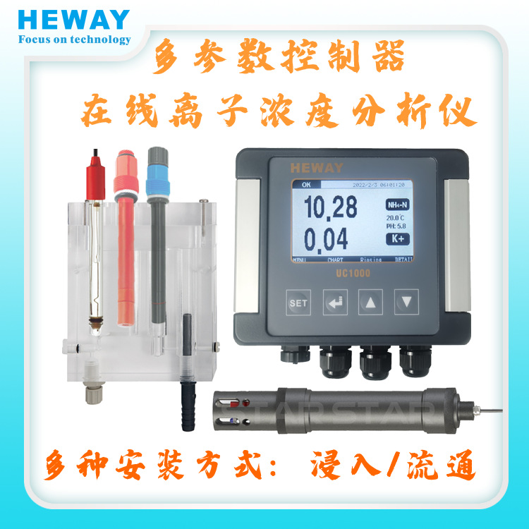 超声波自清洗在线电极法氨氮仪硝氮检测分析仪原装进口