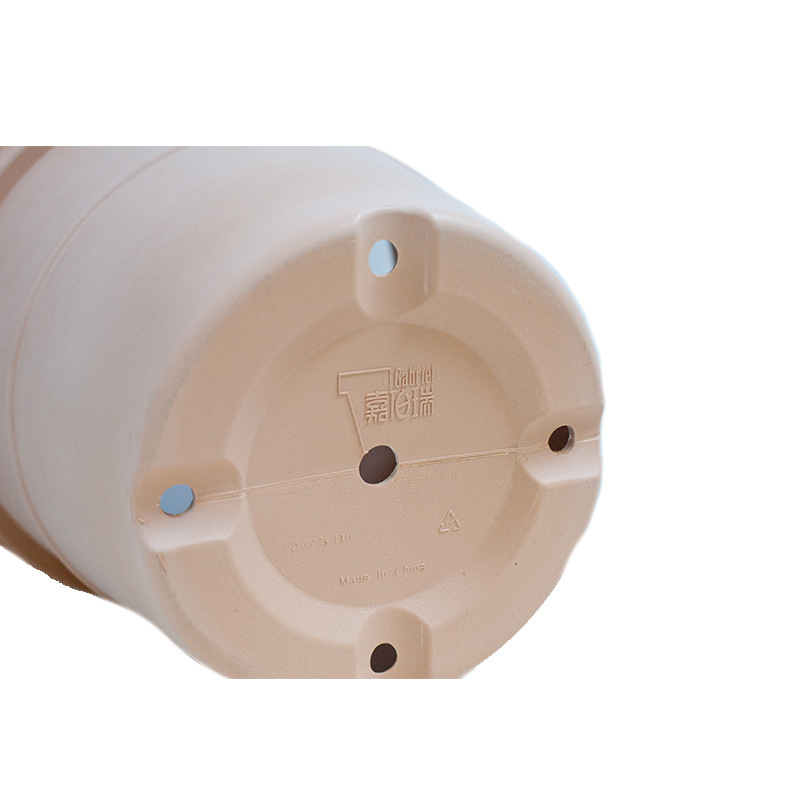 Gabriel Milan European-style imitation clay double-sided Monet pot Hongyue hydrangea lightweight round simple plastic planting pot