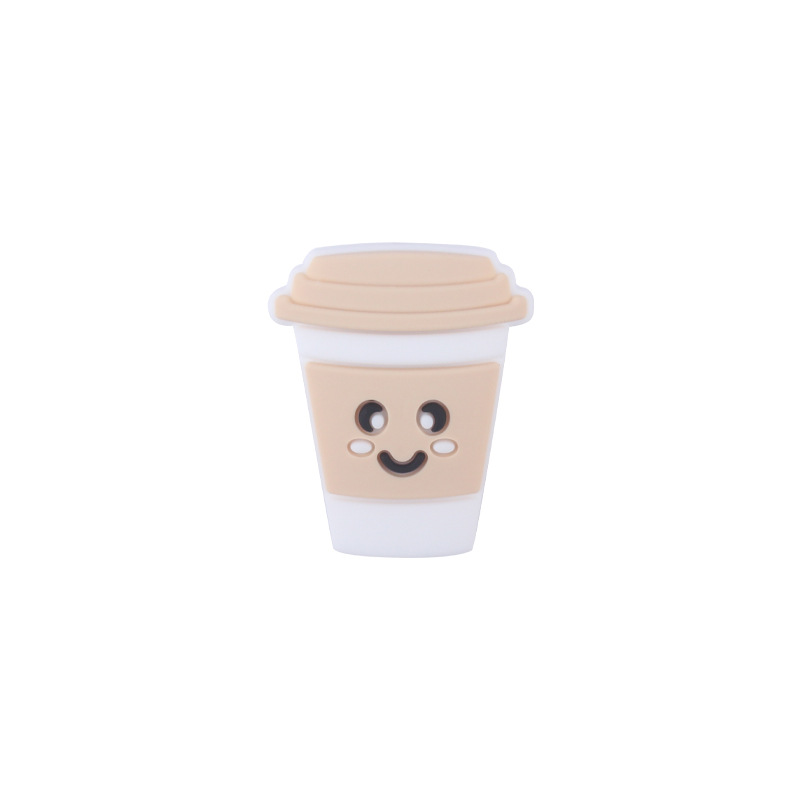 Bebé suministros de dibujos animados de silicona taza pequeña mordedor creativo DIY bebé pezón anti-gota cadena pulsera mordedor Accesorios