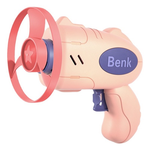 Children's Luminous Bamboo Dragonfly Frisbee with Lights Toy Ejection Gyro Gun Outdoor Parent-Child Interactive Street Stall Toy Wholesale