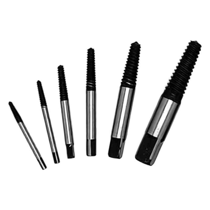 Экстрактор сломанной проволоки 5PC6PC экстрактор с мелкими зубьями инструмент для удаления сломанного винта экстрактор с одной головкой