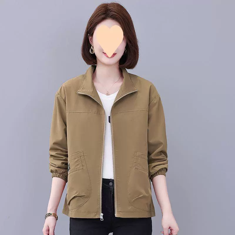 Модная демисезонная куртка с капюшоном oversize для мамы, повседневный стиль и комфорт, свободный крой
