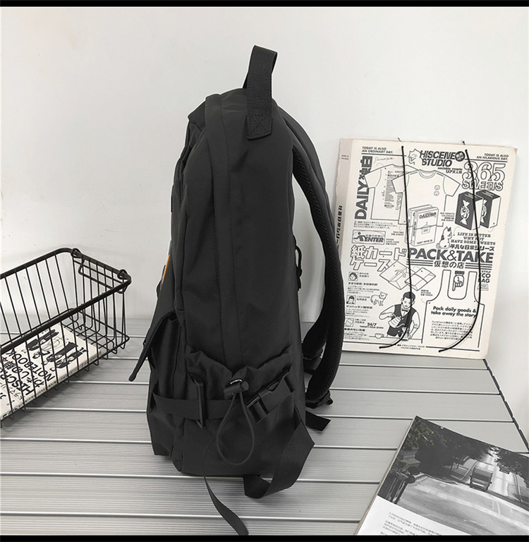 Sac À Dos Hommes De L'école Primaire Junior Lycée Lycée Et Collège Étudiant 2021new Coréenne Style À La Mode Simplicité Grande Capacité Femmes De Sac À Dos display picture 24