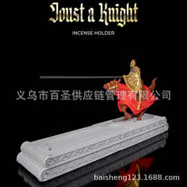 跨境新品中世纪骑士比武香薰棒支架151便携式简约风旅游纪念收纳