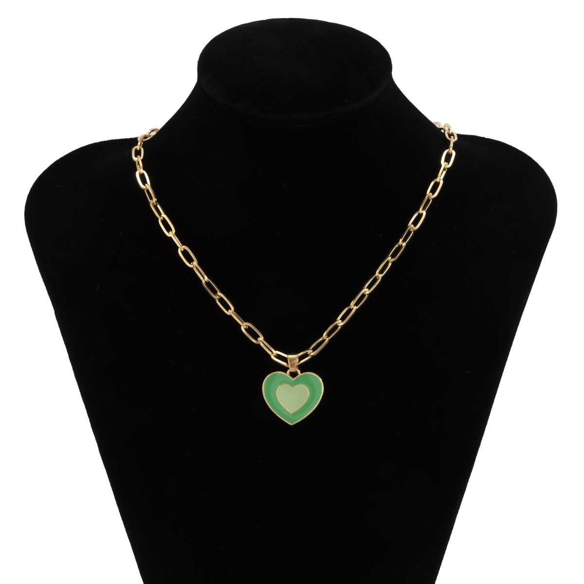 Retro Heart Multi-element Necklace Wholesale Nihaojewelry display picture 1