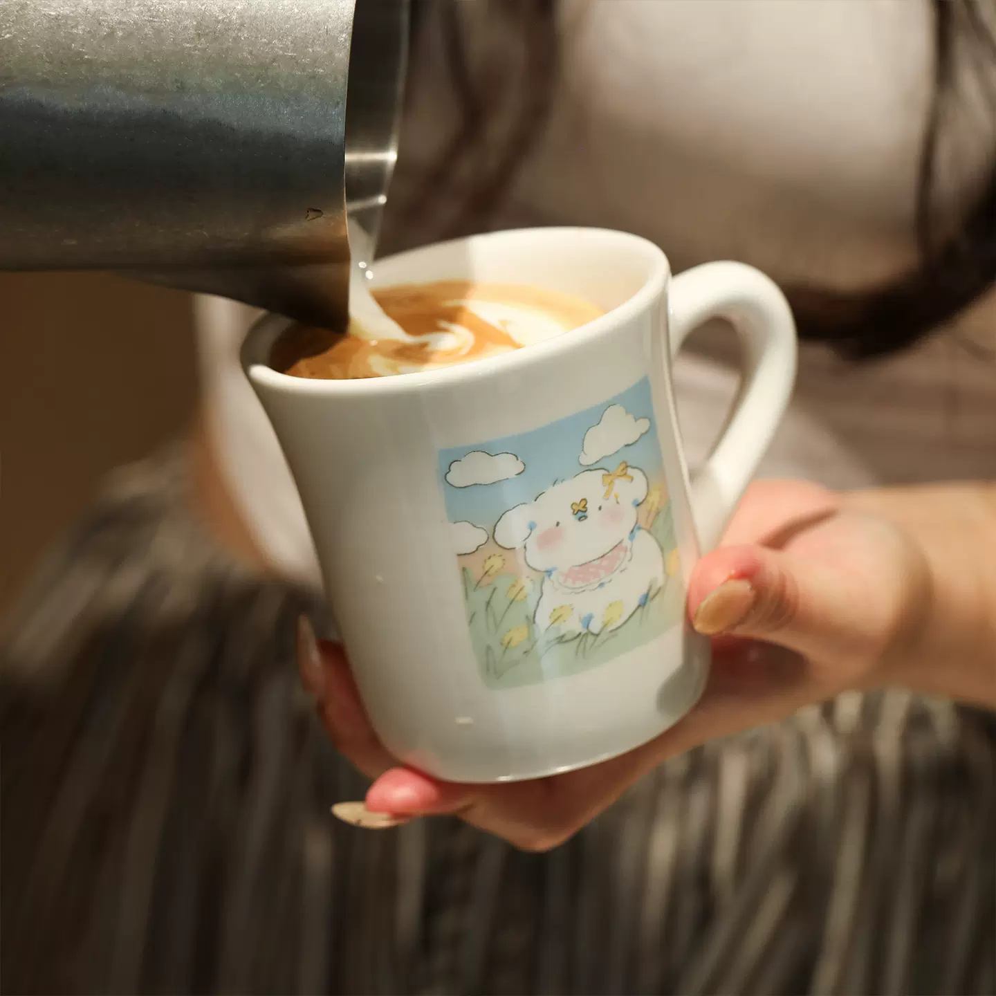 陶瓷水杯马克杯家用办公室高颜值咖啡杯子情侣可爱茶杯