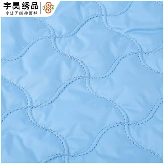 宇昊绣品新款加工刺绣绣花绗缝绗棉绗绣绗棉夹棉裥棉秋冬服装面料