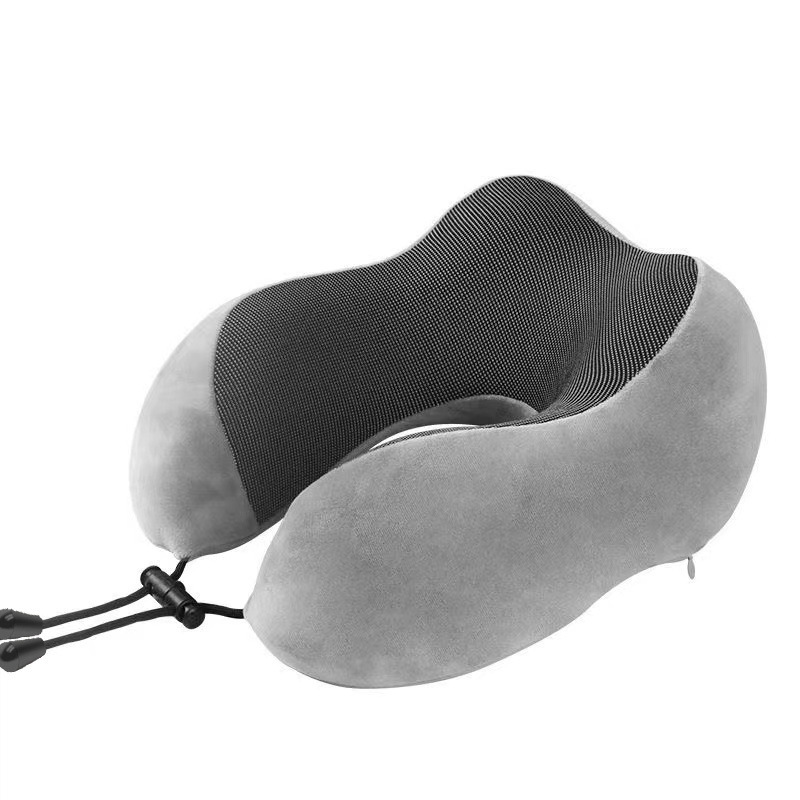 Almohada de viaje con memoria Almohada en forma de U al por mayor Almohada transfronteriza de comercio exterior Almohada de siesta de oficina de coche Almohada en forma de U