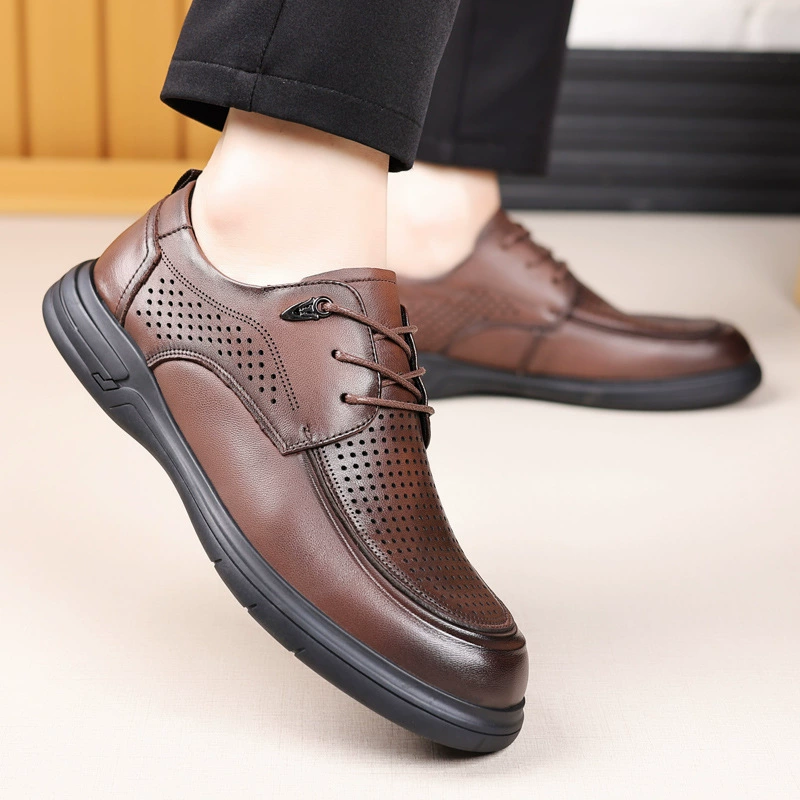 Сандалии мужские летние дышащие полые сандалии