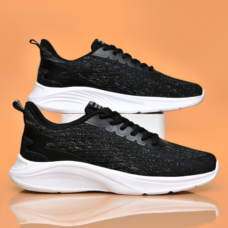 Autumn and Winter New Versatile Running Flying Weave Sports Large Size Comfortable Outwear Casual Fashion Men's Shoes_voghion.com