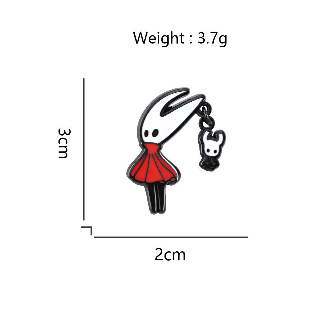 Hollow Knight Enamel Brooch Cute Badge Backpack Hat Fashion Jewelry Accessories Game Merchandise Fan Gift