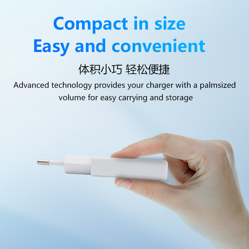 Cross-Border Ultra-Thin Charger Pd 20W European and American Charger Fast Charging A+C Supports Mobile Phone Fast Charging