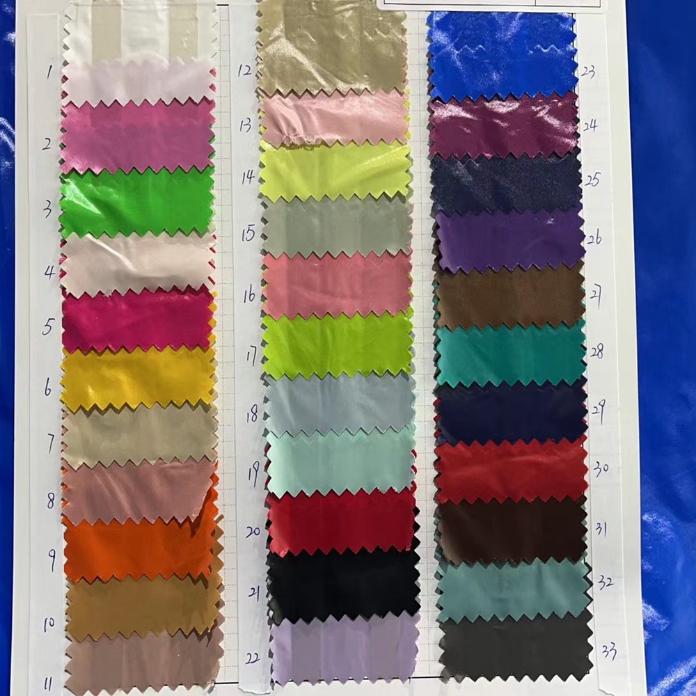 现货40D防水尼龙66尼丝纺超亮压光 免熨烫 易打理 夹克风衣面料