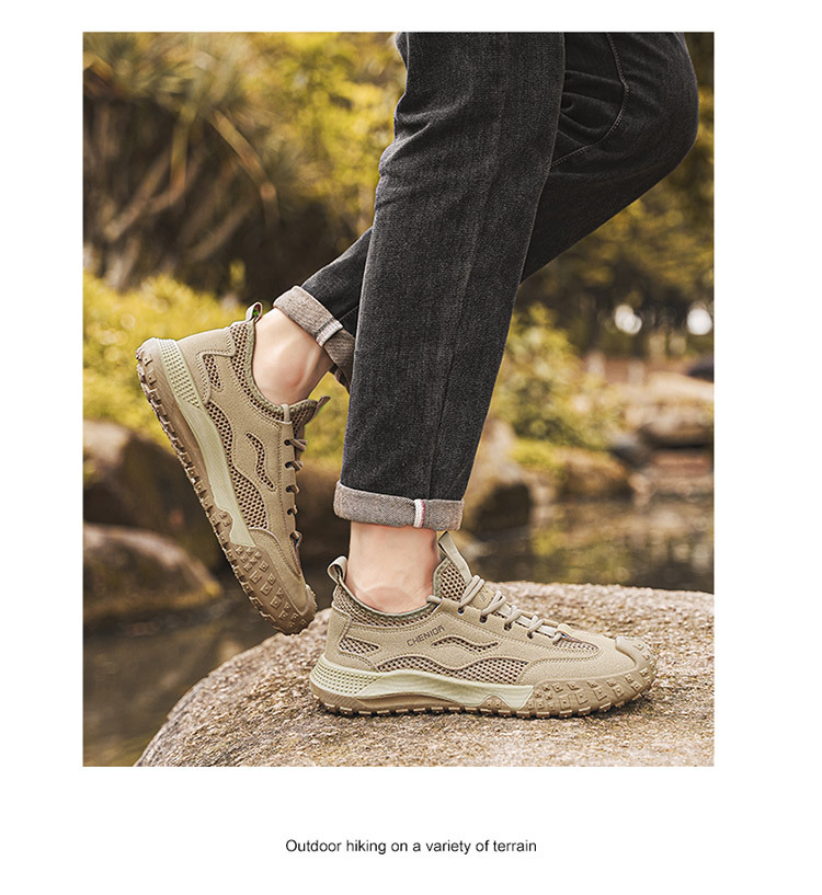 2024 nuevos zapatos de seguridad para el trabajo informales, delgados y huecos para hombre, deportivos, de malla transpirable de verano_voghion.com