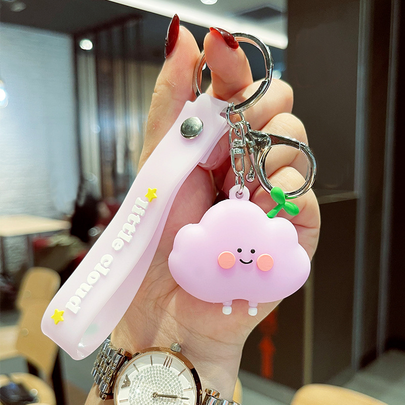 Venta directa de fábrica llavero colgante pequeño muñeca tridimensional llavero de coche mochila escolar colgante puesto al por mayor productos pequeños