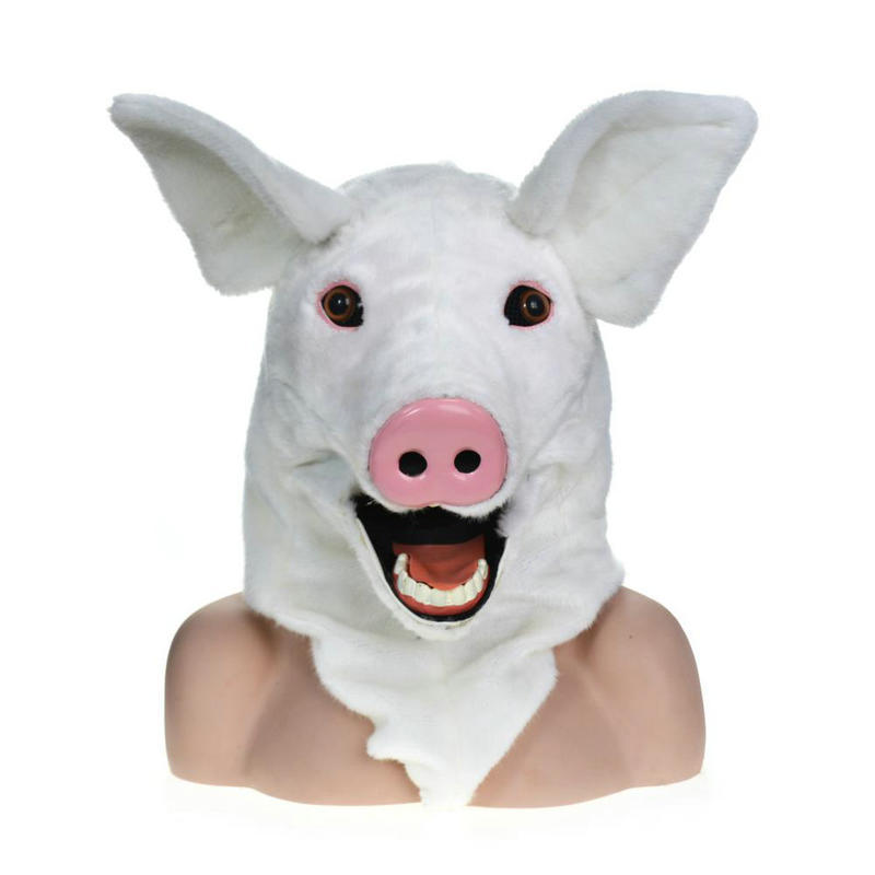 Máscara de cabeza de animal de cara completa Lobo Oso conejo León leopardo fotografía bola rendimiento máscara de película fabricante