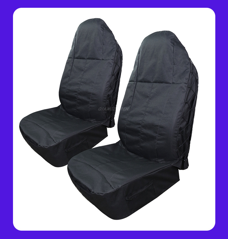 Car Seat Cover Protective Cover Anti-Scratch Waterproof Wear-Resistant Dustproof Oxford Cloth Seat Cover Integrated Seat Back Cover