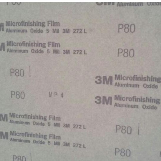 3M自贴式阀门研磨砂纸 3M-272L-P80  PSA 300*350mm