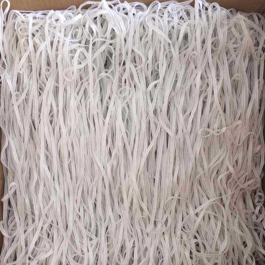 现货批发一次性条帽鞋套松紧带 浴帽盆套橡皮筋口罩耳套高弹双筋