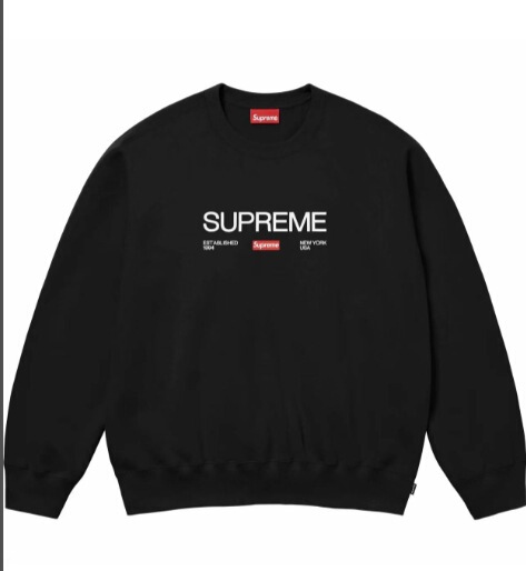 24FW Arc Crewneck Hooded Sweatshirt美式街头潮牌字母刺绣卫衣|undefined