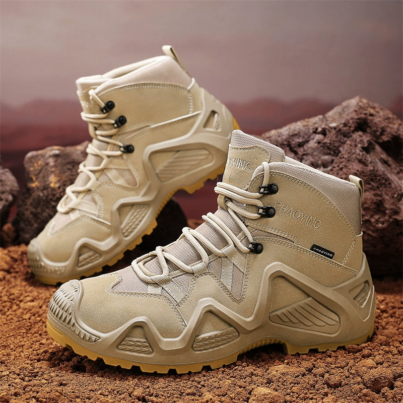 Высокие тактические кроссовки, износостойкие desert boots, новые боевые ботинки для улицы, повседневные тренировочные ботинки, дышащие туристические спортивные кроссовки для мужчин