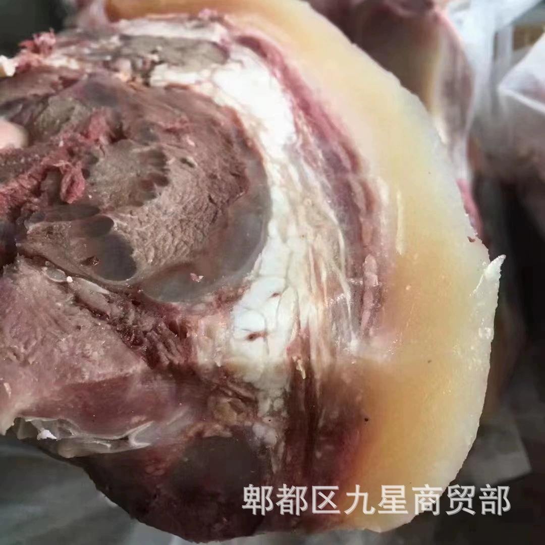 Полностью приготовленное мясо головы говядины без костей, мясо лица говядины без костей, холодное мясо головы говядины, мясо лица говядины без костей, уличные ларьки