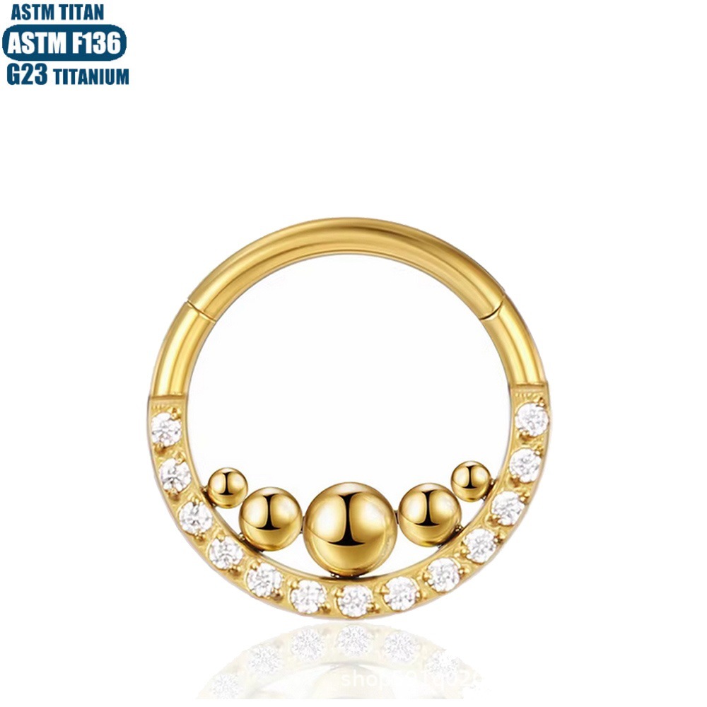 16G labret stud size and finish detail