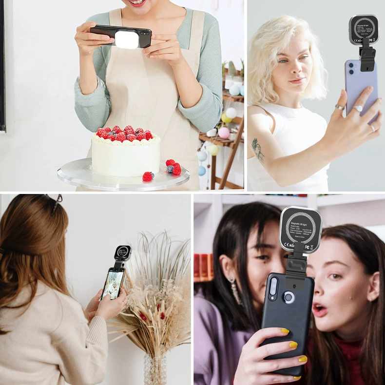 (Cross-border trading), magnetic small mobile phone, handheld pocket fill light, Amazon, three colors