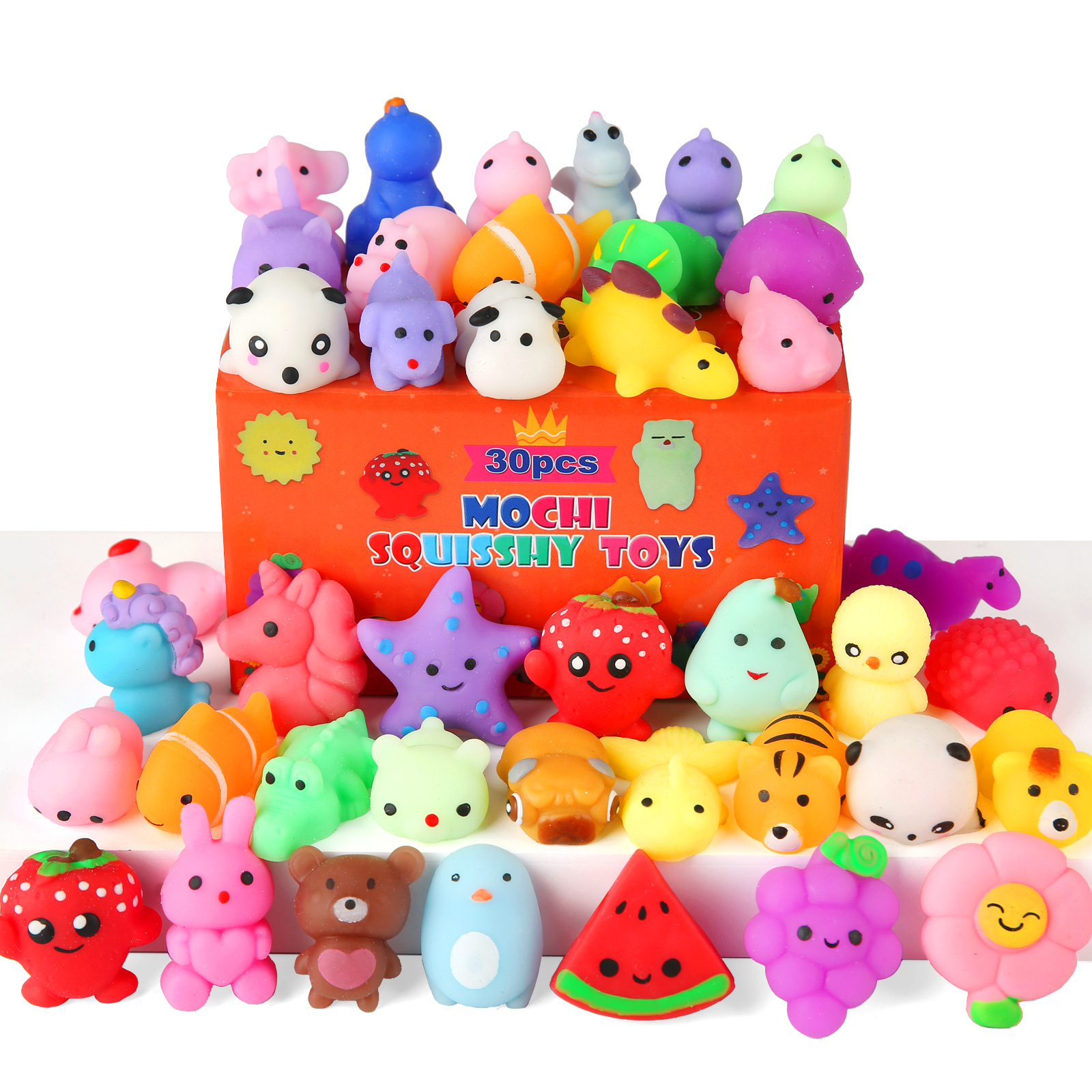 Zavodda ulgurji sotiladigan hayvonlar uchun yumshoq o'yinchoqlar, yoqimli kichkina köfte, chegaralararo MOCHI stressni yengillashtiradigan va shamollatadigan yoqimli uy hayvonlari o'yinchoqlari SQUISHY